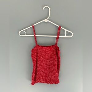 One size Fits all, Brandi Melville, Red Tank Top, Barely worn.
